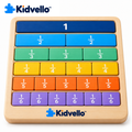 Kidvello™ Colorful Fraction Learning Board — White background product image