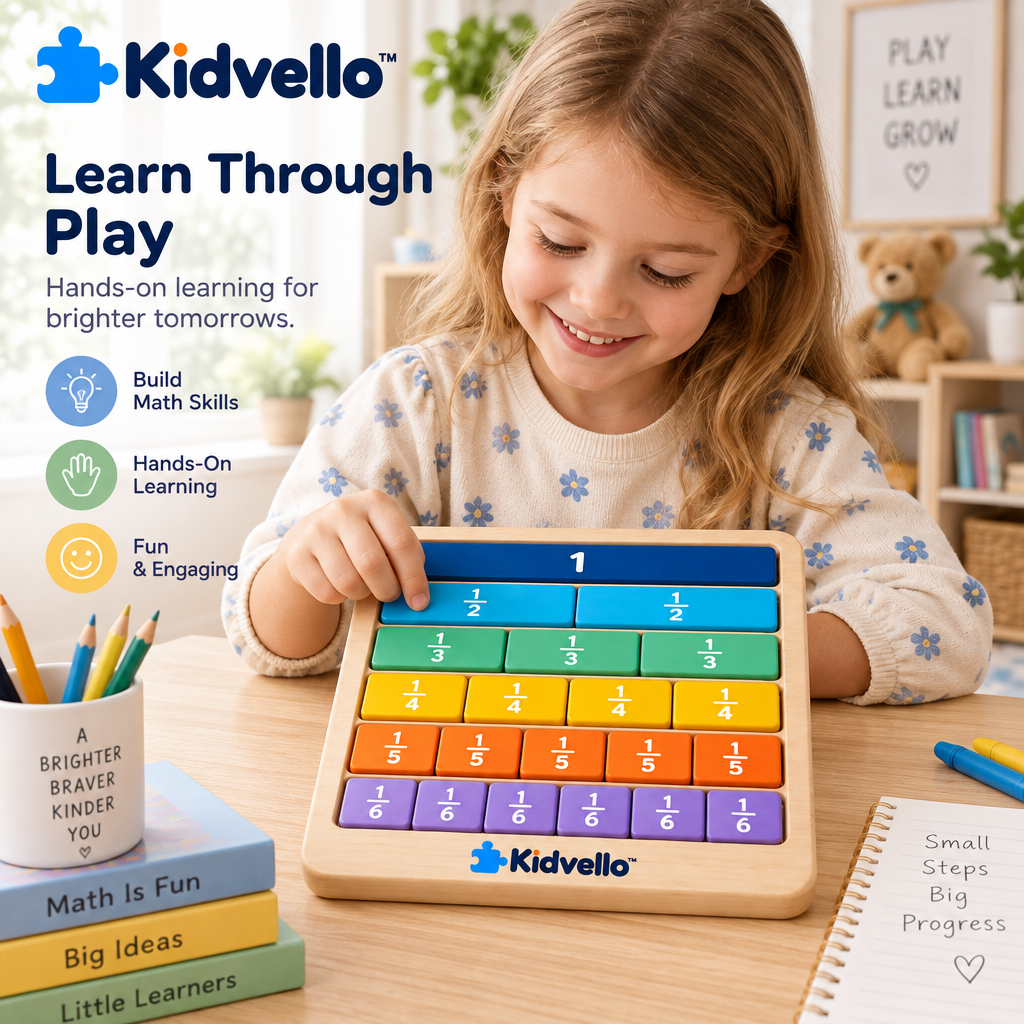 Kidvello™ Colorful Fraction Learning Board — Product image 4