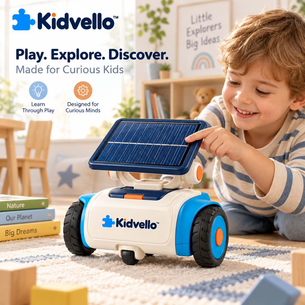 Kidvello™ Kids’ Solar-Powered Robot — Product image 2