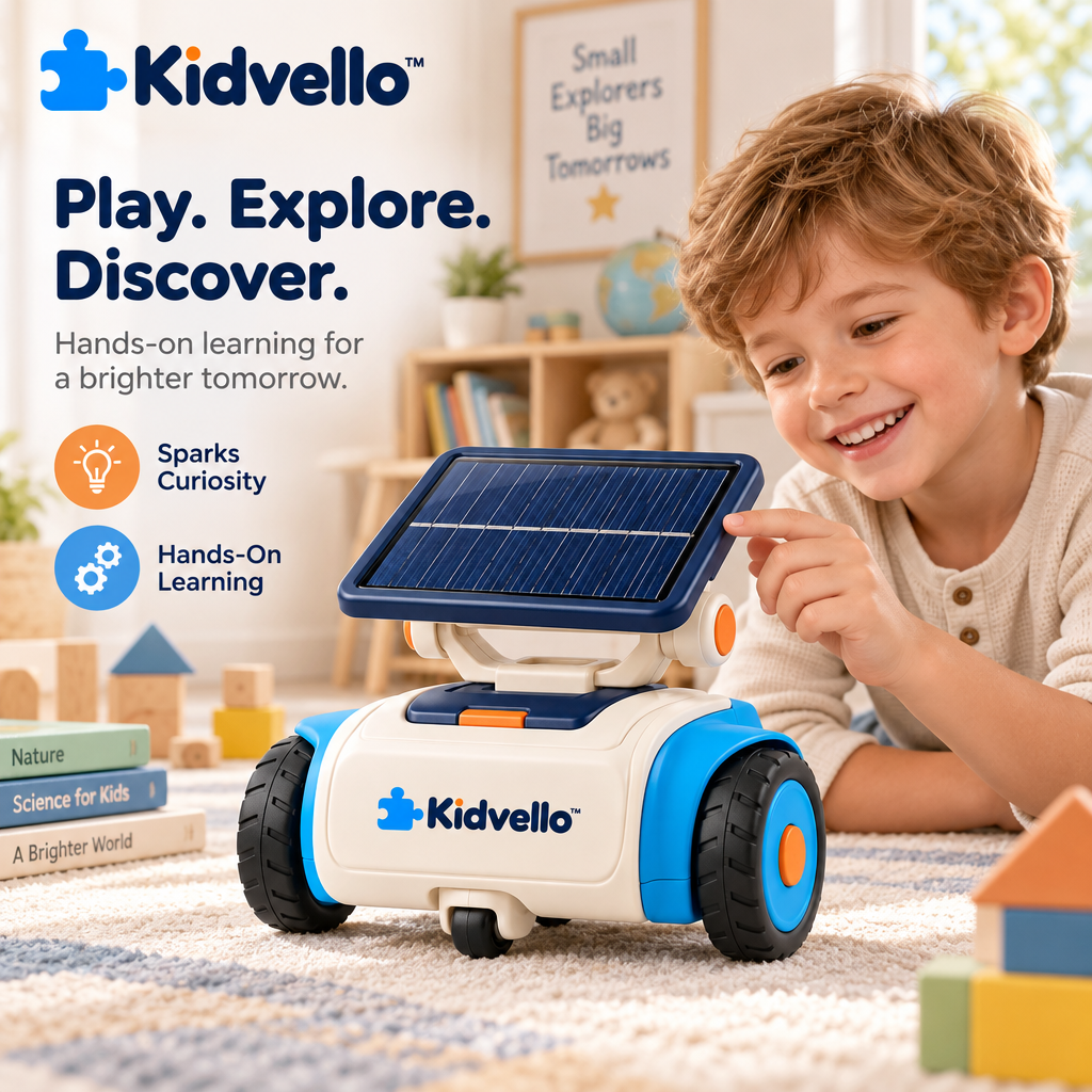 Kidvello™ Kids’ Solar-Powered Robot — Product image 4