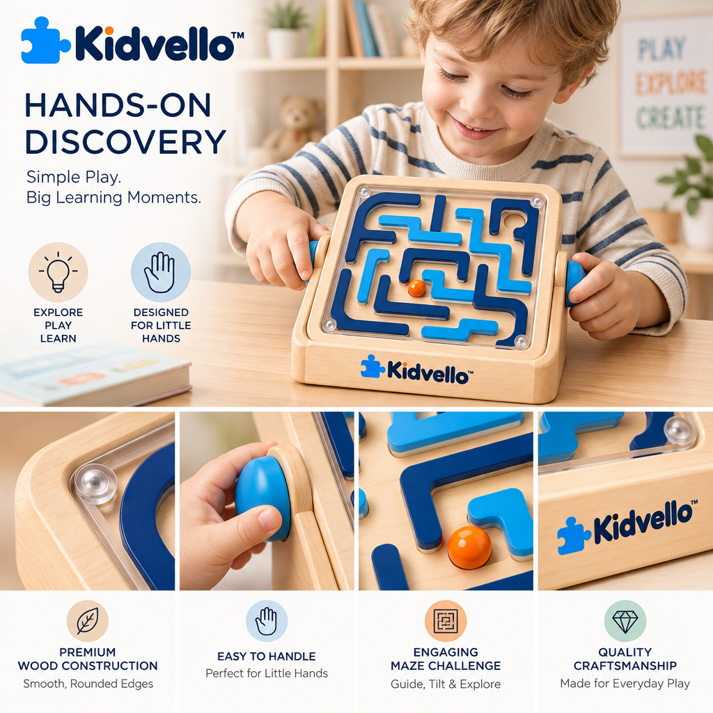 Kidvello™ Logic Maze Board — Product details image