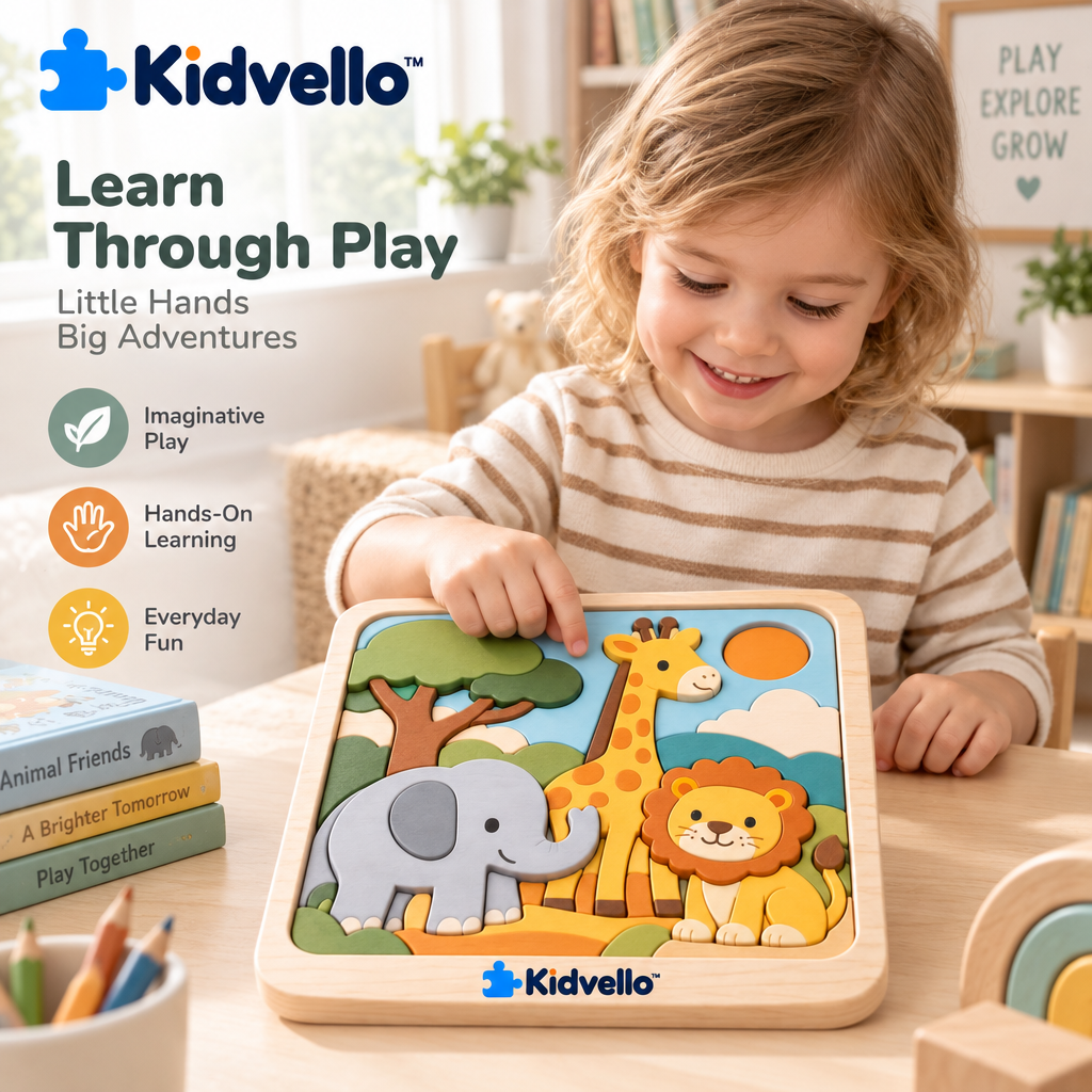 Kidvello™ Multi-Layer Animal Puzzle — Product image 2