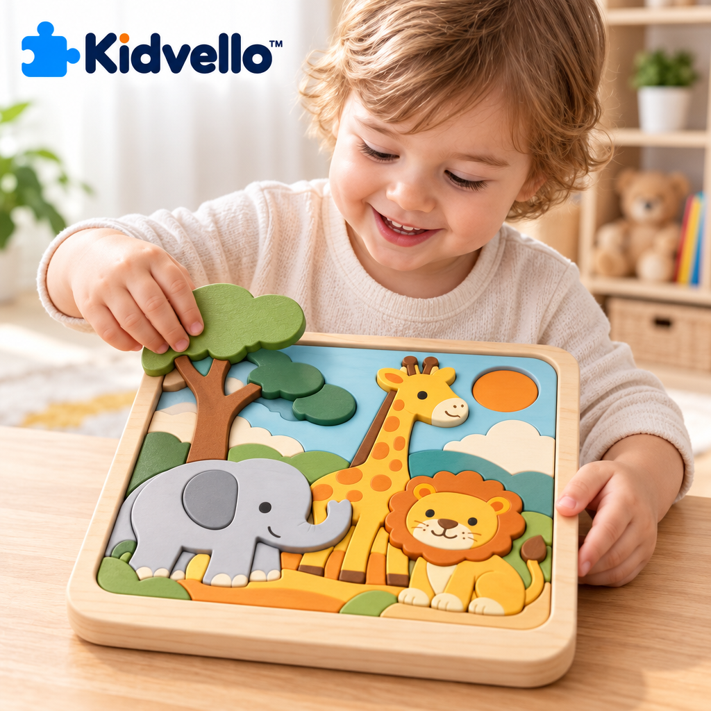 Kidvello™ Multi-Layer Animal Puzzle — Product image 3