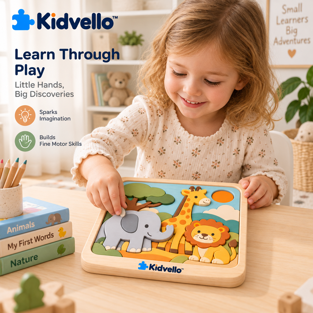 Kidvello™ Multi-Layer Animal Puzzle — Product image 4