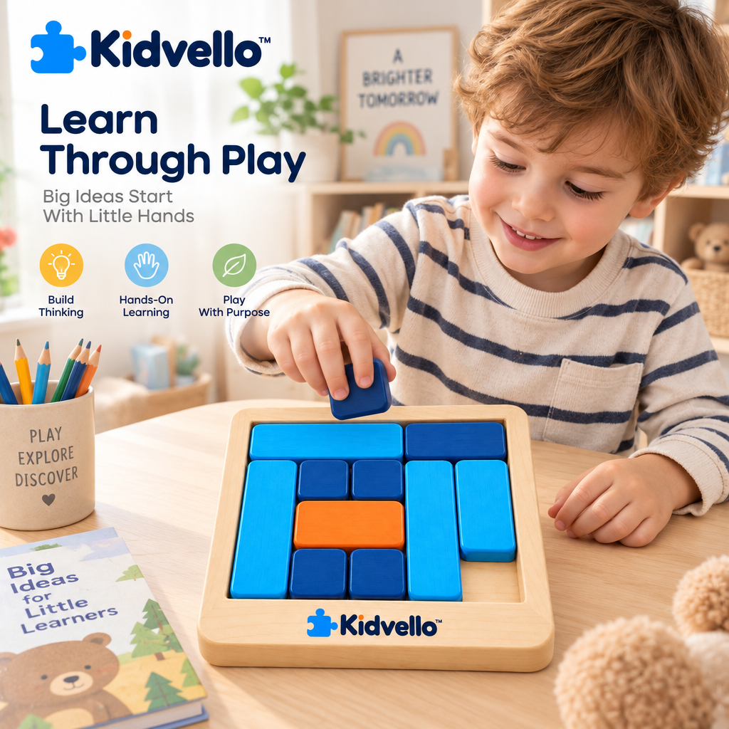 Kidvello™ Sliding Logic Puzzle Board — Product image 4